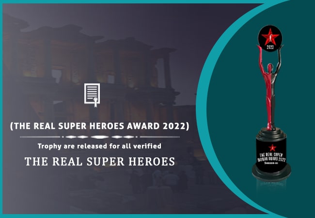 Real Super Heroes Awards 2022 Trophy